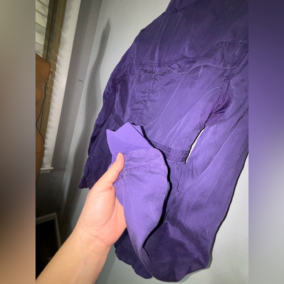 Lululemon Reversible Jacket INNER PEACE Fit & Flare Purple Yoga Size 8 - Picture 7 of 16